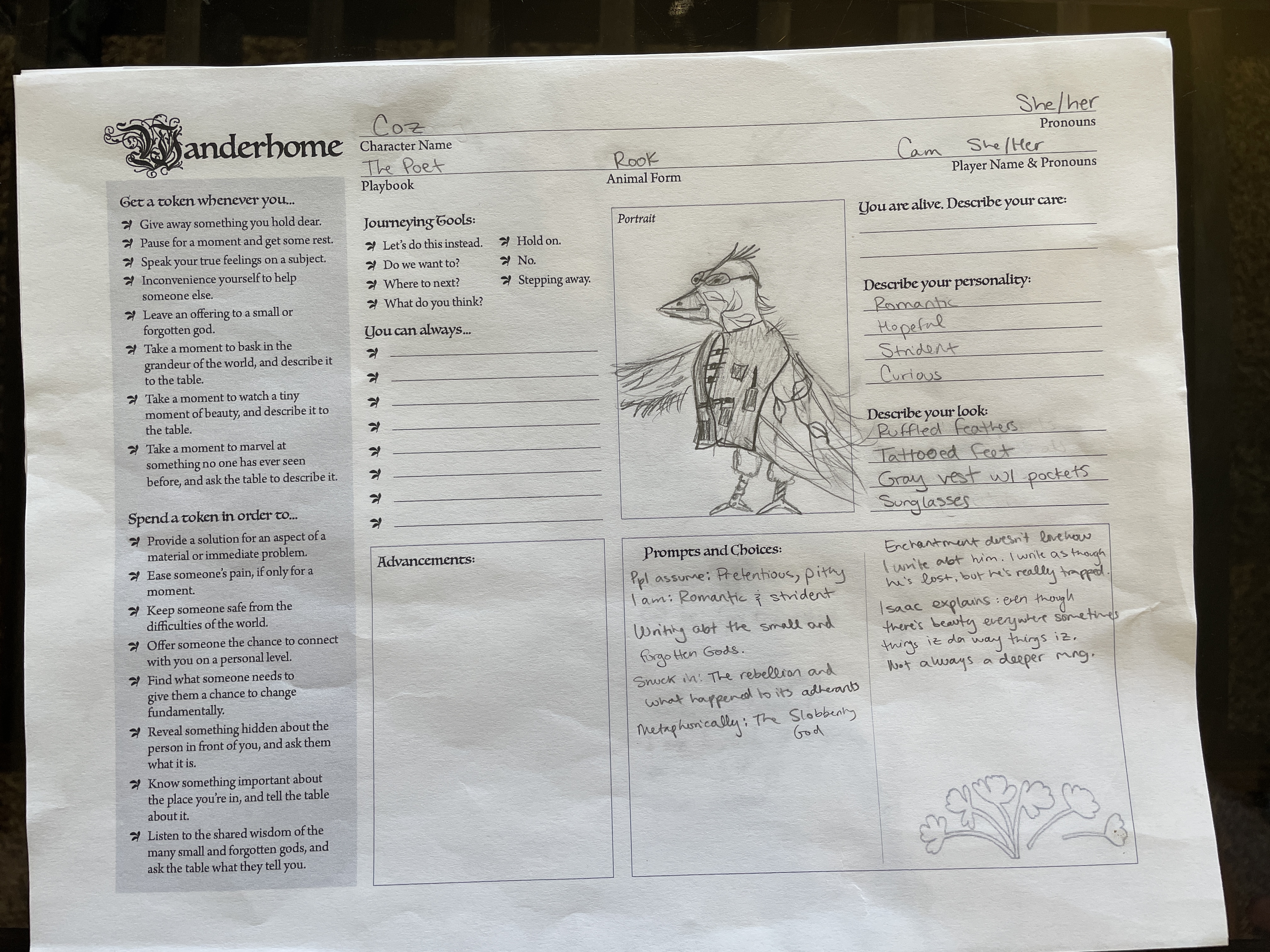 Coz's Character Sheet